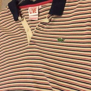 Size 6 Lacoste Short sleeve polo